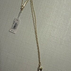 Kendra Scott Gold Necklace Dainty Modern Design